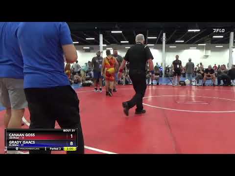 187 Lbs 2nd Place Match (16 Team) - Canaan Goss, Georgia Vs Grady Isaacs, Florida 42be