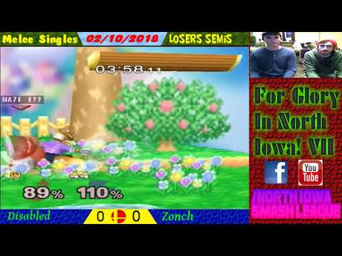 FGINI VII - Melee Singles - Losers Semis - Disabled vs Zonch