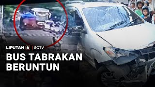 Download lagu Bus Tabrakan Beruntun | Liputan 6 mp3