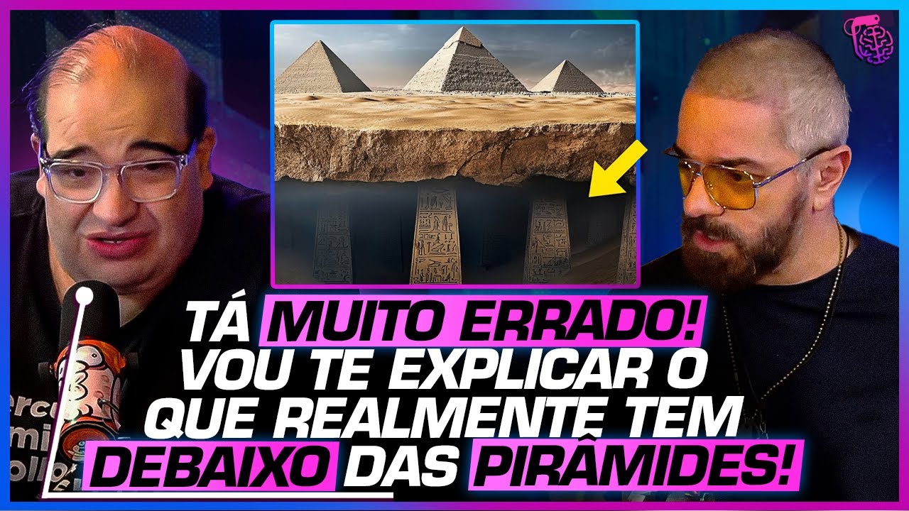 O QUE TEM DEBAIXO das PIRÂMIDES e as NOVAS DESCOBERTAS ARQUEOLÓGICAS - SERGIO SACANI e LUCAS