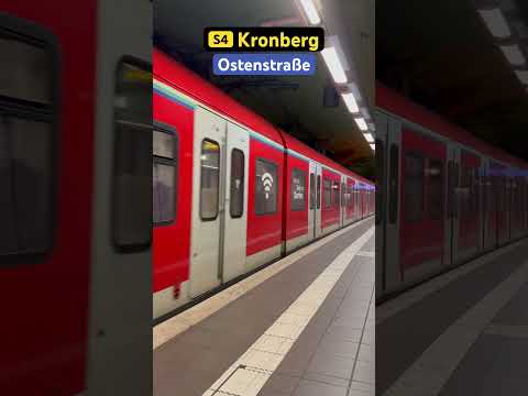 Ostendstraße Abfahrt BR430/S4➡️Kronberg #br430 #sbahn #rmv #db #zug #shorts