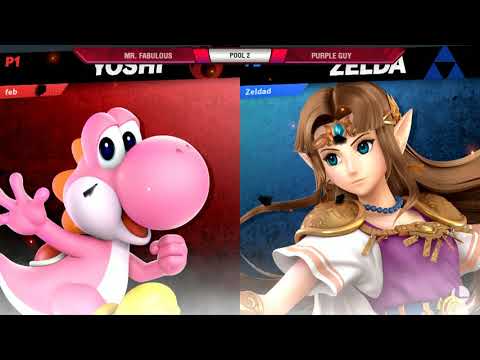 VSGC Smash PR Invitational  - Pool 2 - Mr. Fabulous (Yoshi) vs Purple Guy (Zelda) - SSBU
