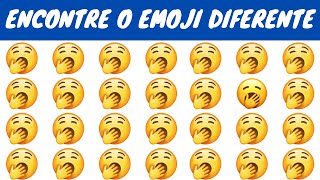 Encontre o emoji diferente nas imagens #9
