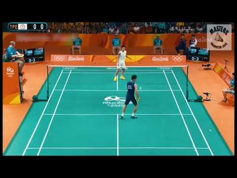 Incredible badminton trick shot by Lee Chong Wei
