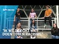 Middelbare scholieren organiseren een Black Lives Matter-protest