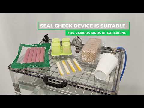 Système de détection de fuites et de test d'intégrité des soudures pour les emballages - SEAL CHECK_1