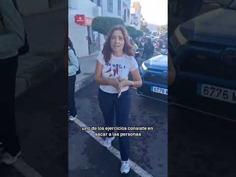🚨 Así ha sido el simulacro de erupción volcánica en Tenerife