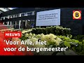 4000 witte rozen bij het gemeentehuis in Oss | Omroep Brabant