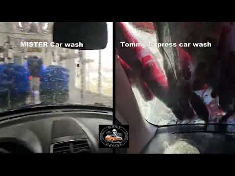 Tommy Express car wash VS  Mister Car Wash which is the best? #tommyexpress #mistercarwash