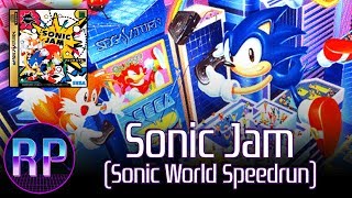 Sonic Jam (Sega Saturn) 3D Sonic World Speedrun