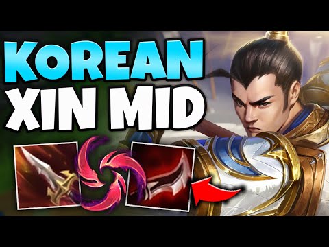 THIS KOREAN XIN ZHAO MID STRATEGY IS FREE WINS! (100% KILL-RATE LEVEL 3) - League of Legends