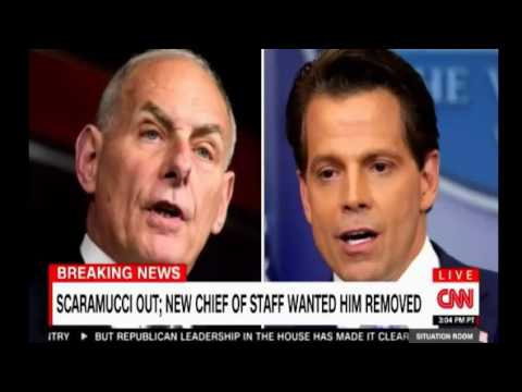 Scaramucci the Mooch is gone after just 10 days reports he was escorted off the premises
