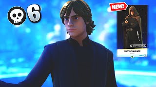 The NEW Luke Skywalker SKIN Gameplay In Fortnite Season 4