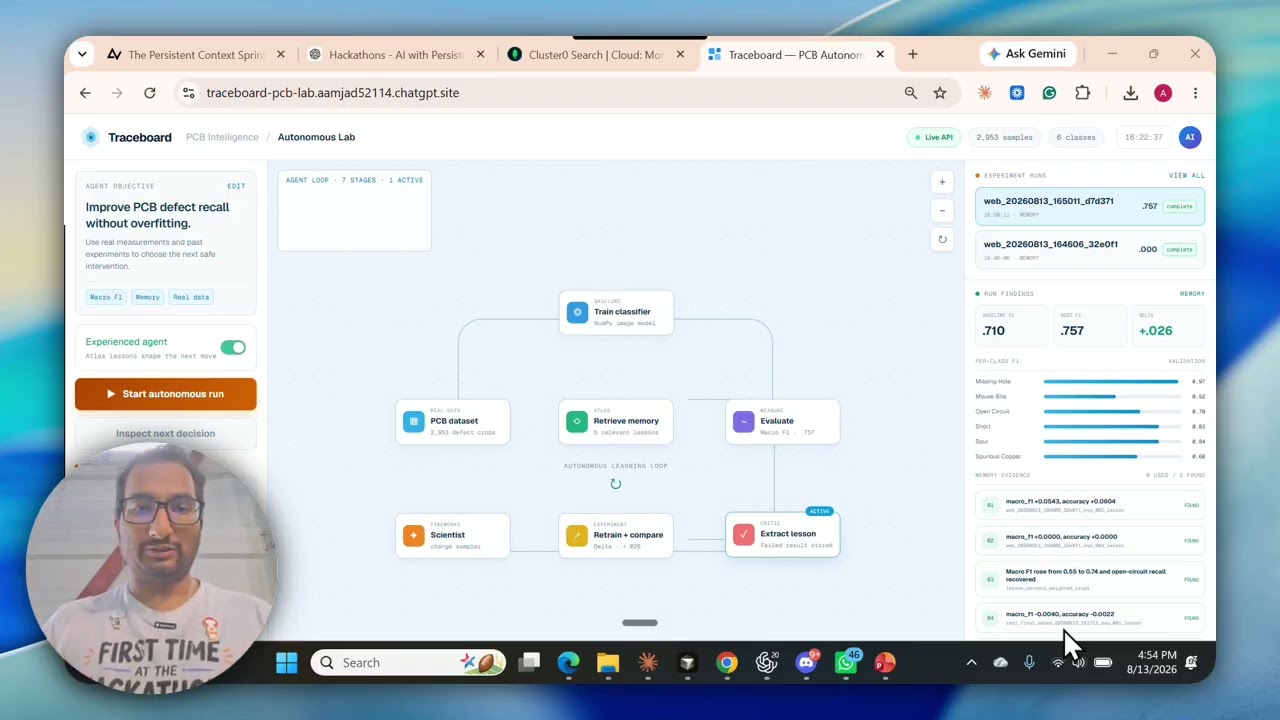Traceboard project preview