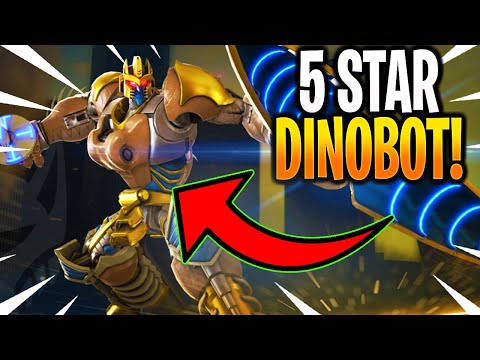 *NEW* 5 STAR DINOBOT RANK UP & GAMEPLAY! - Transformers: Forged To Fight