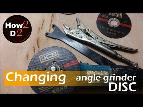 Changing Disc . How to Change Replace Disc Blade in Makita Angle Grinder