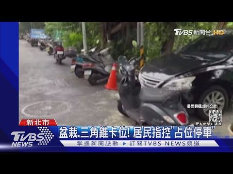 路邊放盆栽