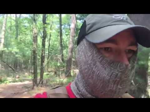 Hiking Lime Kiln Quarry in Chelmsford, Massachusetts