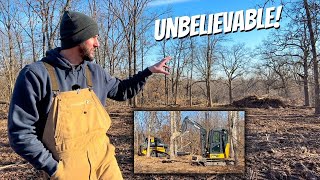 CLEARING 2 ACRES OF OUR WOODED LAND!