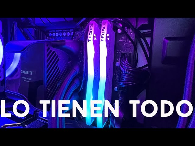 Vídeo relacionado con TeamGroup T-Force Delta RGB 16GB 5200MHz CL40 - Memoria RAM DDR5 para juegos de escritorio con Intel XMP 3.0 y AMD Expo, compatible con placa base ARGB Sync (blanco) - FF4D516G5200HC40C01