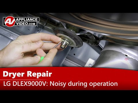 Dryer Repair - Noisy During Operation - Drum Roller