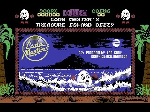 Best Commodore 64 Games - Treasure Island Dizzy (1989 Codemasters)