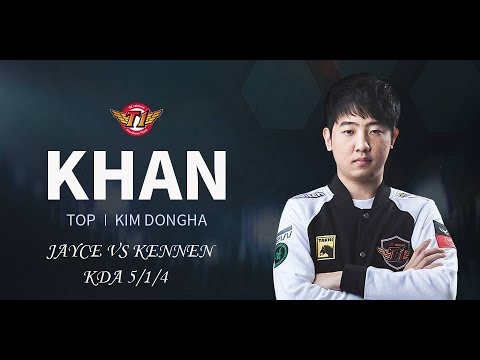 SKT T1 Khan Jayce vs Kennen TOP - KR challenger RANK - 22/04/2019