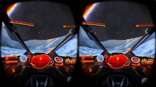 Blue Moon Trench Run VR - Elite Dangerous: Horizons Exploration Gameplay Oculus dk2