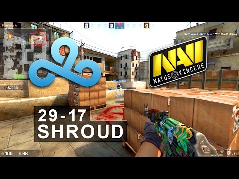 shroud POV 29-17 vs. #NaVi(ELEAGUE Season 1)