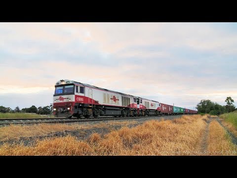SCT/SBR 7922V "Dooen" Container Train with CSR001 & CSR003 (9/12/2016) - PoathTV Australian Railways