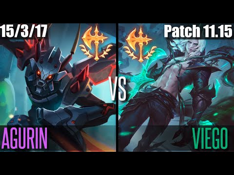 AGURIN KHA'ZIX vs VIEGO | EUW CHALLENGER | Patch 11.15