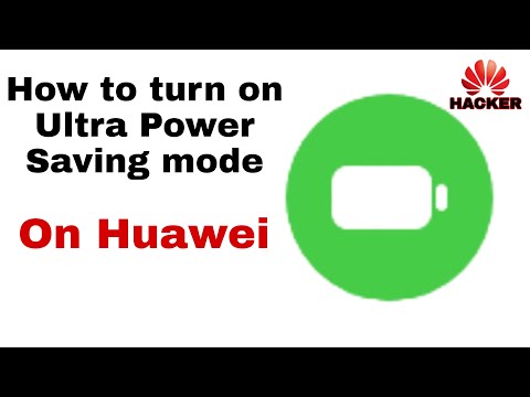 How to turn on Ultra Power Saving mode on Huawei