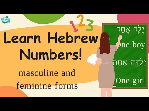 Learn Hebrew Numbers | Count from 1-10 in Everyday Hebrew | Masculine and Feminine Hebrew Numbers!