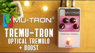 Video thumbnail for Mu-Tron Tremu-Tron Optical Tremolo + Boost by Pedal of the Day
