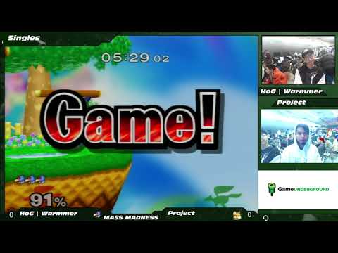 Mass Madness 24 SSBM - HoG | Warmmer (Falco) vs. Project (Fox) - Melee Pools