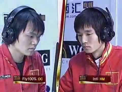 WCG 2009 GF Warcraft III Final Set 1 | Fly vs Infi (English Commentary)