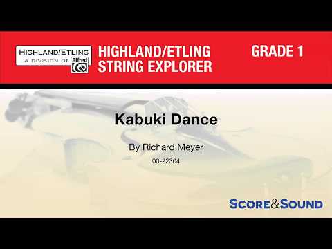 Kabuki Dance, by Richard Meyer – Score & Sound