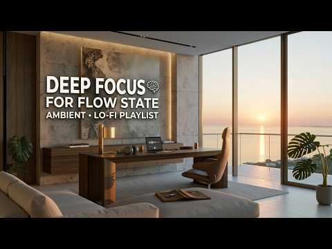 Deep Work Music - Deep Concentration for Flow State - No Distraction Ambient Music for Work