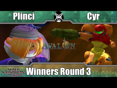 Avalon M - Plinci (Sheik) Vs. Cyr (Samus) - Winners Round 3 - Melee Singles