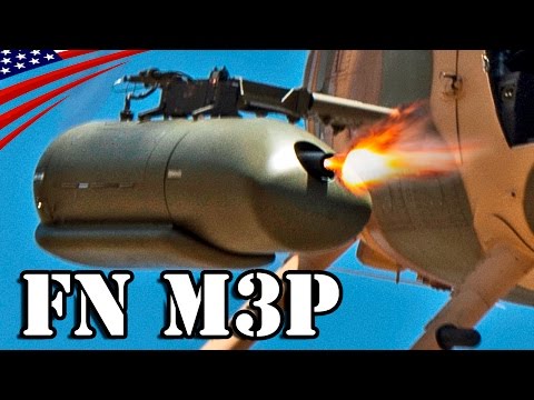 FN M3P .50 Cal Machine Gun Fire - 1100 Rounds Per Minute Firing Rate - FN M3P 12.7mm重機関銃 - 毎分1100発