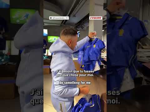 🥷⚽ Eden Hazard tente de passer incognito dans une boutique de Chelsea #football #chelsea