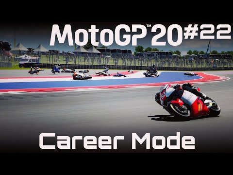 Enorme crash in de eerste ronde! | MotoGP 20 - Career Mode Deel 22: Austin Moto2