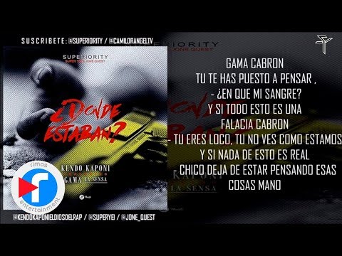 Donde Estaban - Kendo Kaponi ft Gama La Sensa