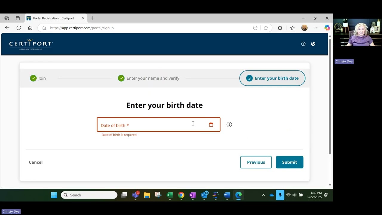 How to create a Certiport com account
