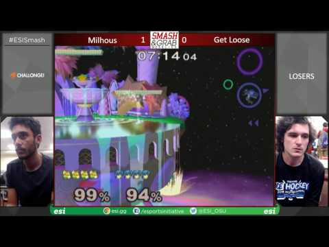 S@OSU 9 - Milhouse vs. Get Loose SSBM Losers Quarters