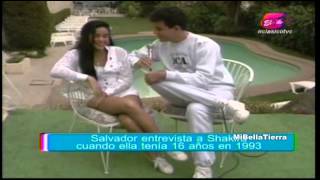 Shakira cuando tenía 16 años - Entrevistada por Salvador Nasralla en 1993.