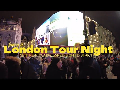 London Red Light District at Night