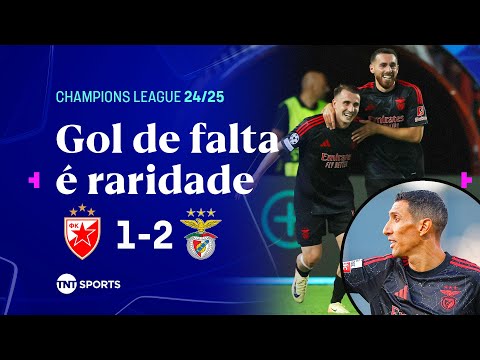 Gols e lances de Estrela Vermelha x Benfica