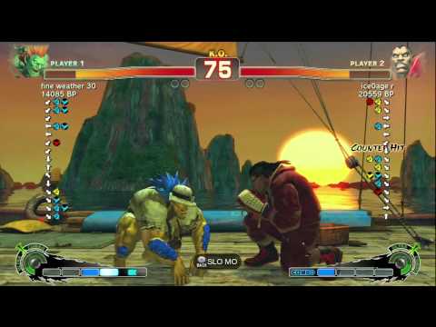 - R - [Balrog] vs fine weather [Blanka] SSF4 Japanese Online Ranked Matches - TRUE-HD