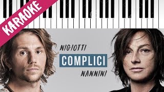 Enrico Nigiotti &amp; Gianna Nannini | Complici // Piano Karaoke con Testo